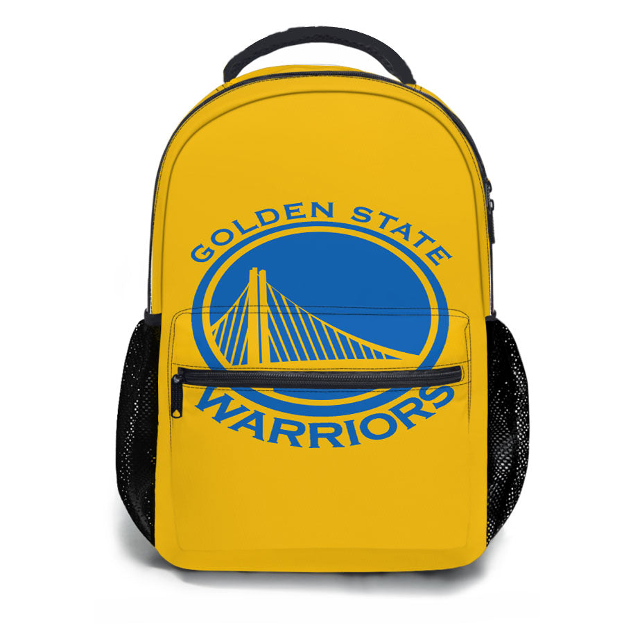 Golden State Warriors Yellow School Backpacks