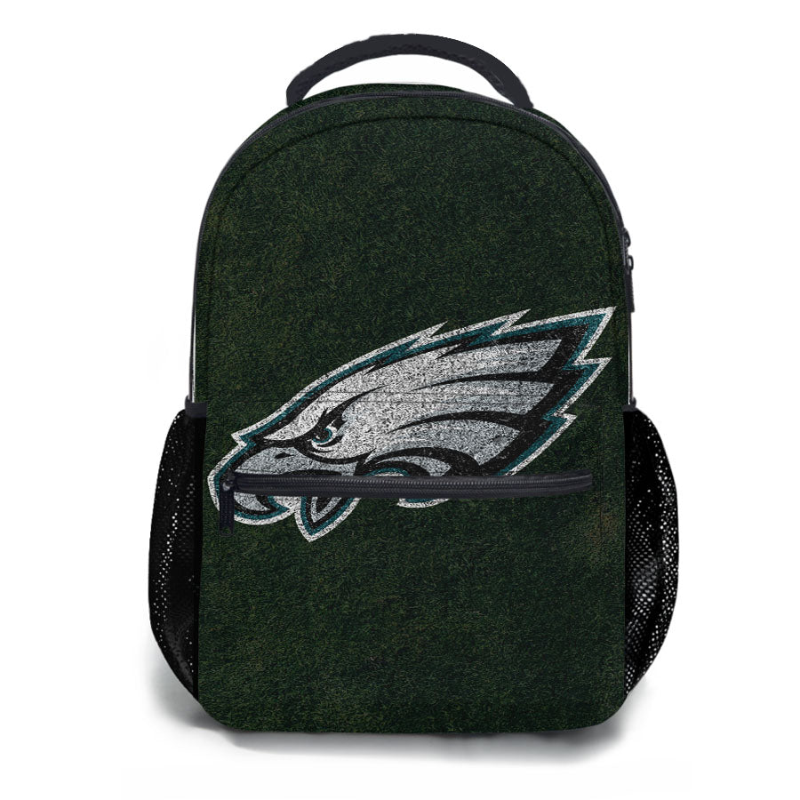 Green Philadelphia Eagles Logo School Backpacks