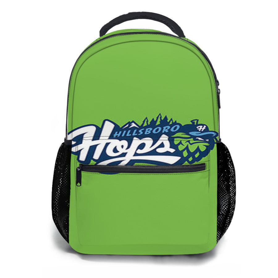 Hillsboro Hops Baseball Logo Gren School Backpacks