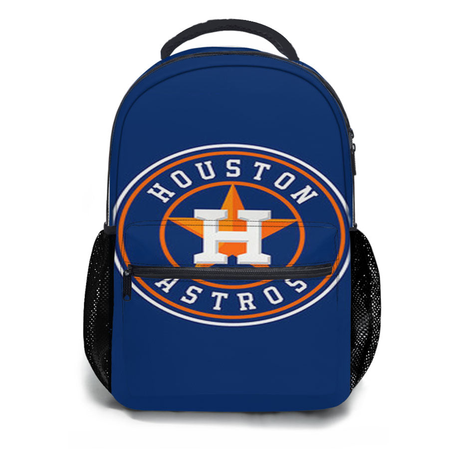 Houston Astros Logo Blue School Backpacks