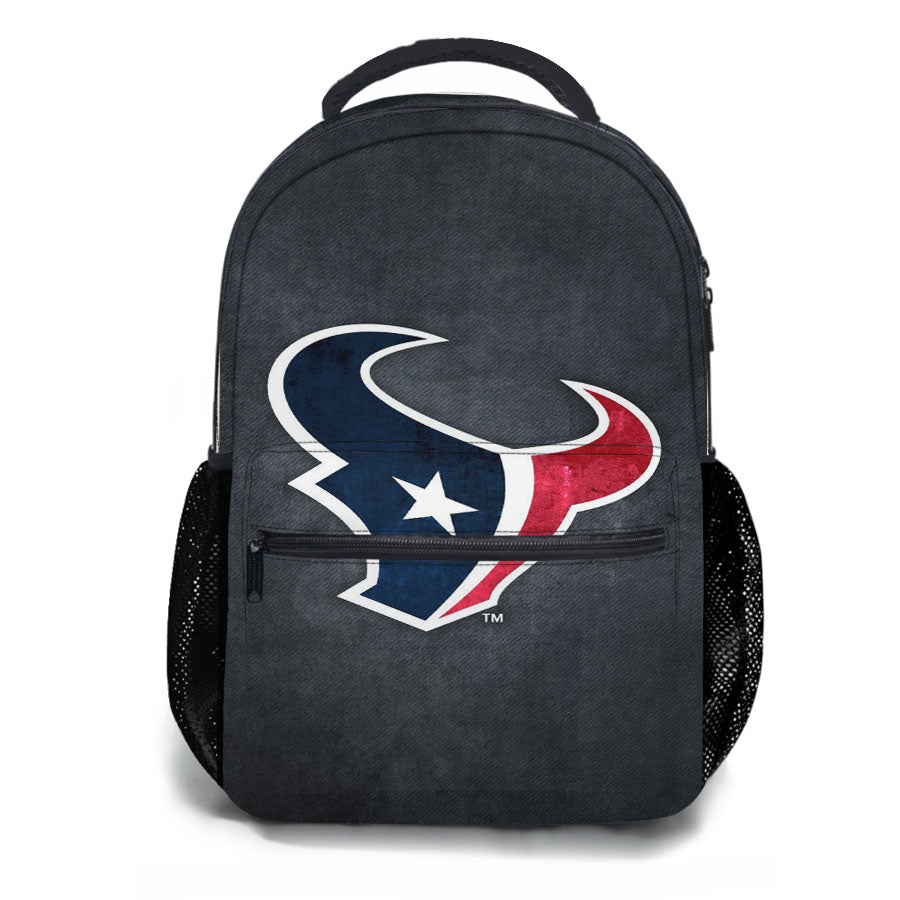 Houston Texans Grunge Wallpaper School Backpacks