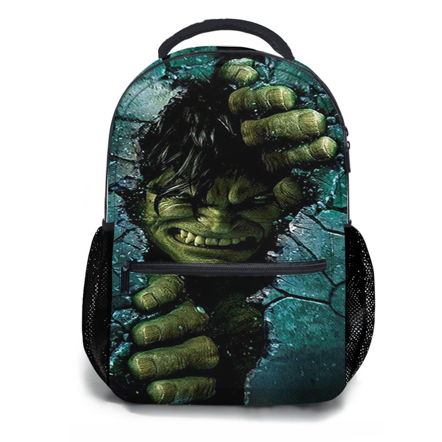 Hulk Broken Building Wall School Backpacks