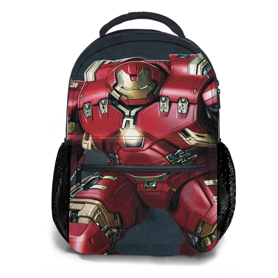Hulk Buster Iron Man School Backpacks