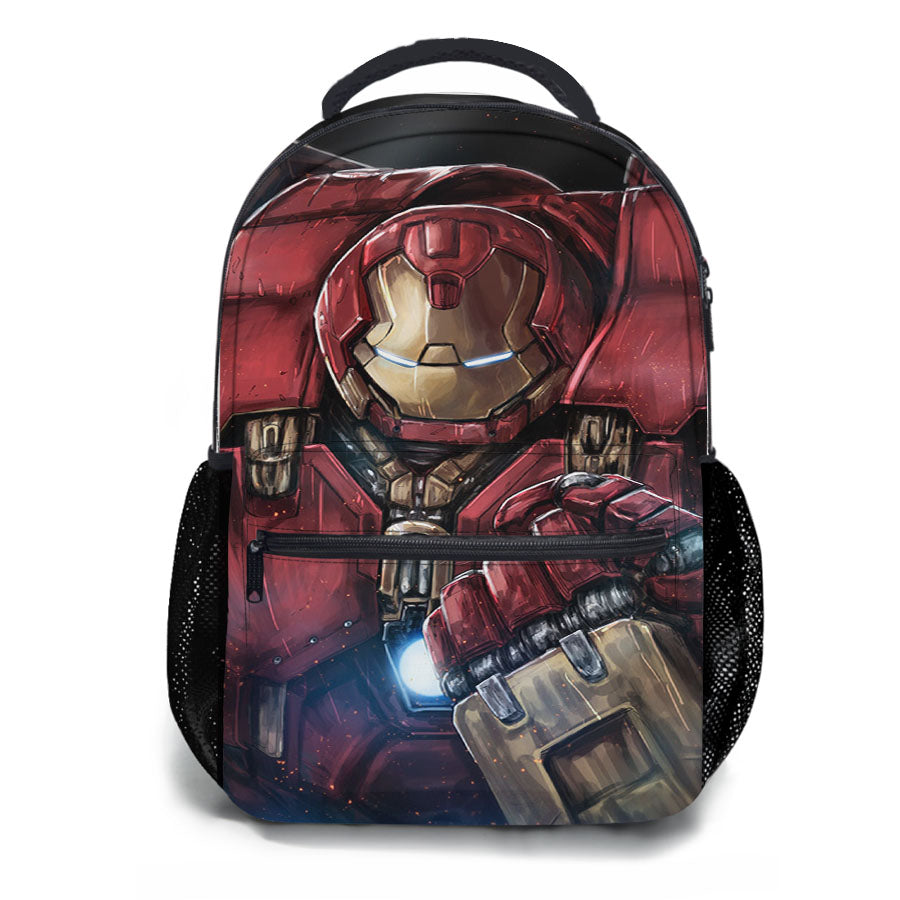 Hulkbuster Iron Man School Backpacks