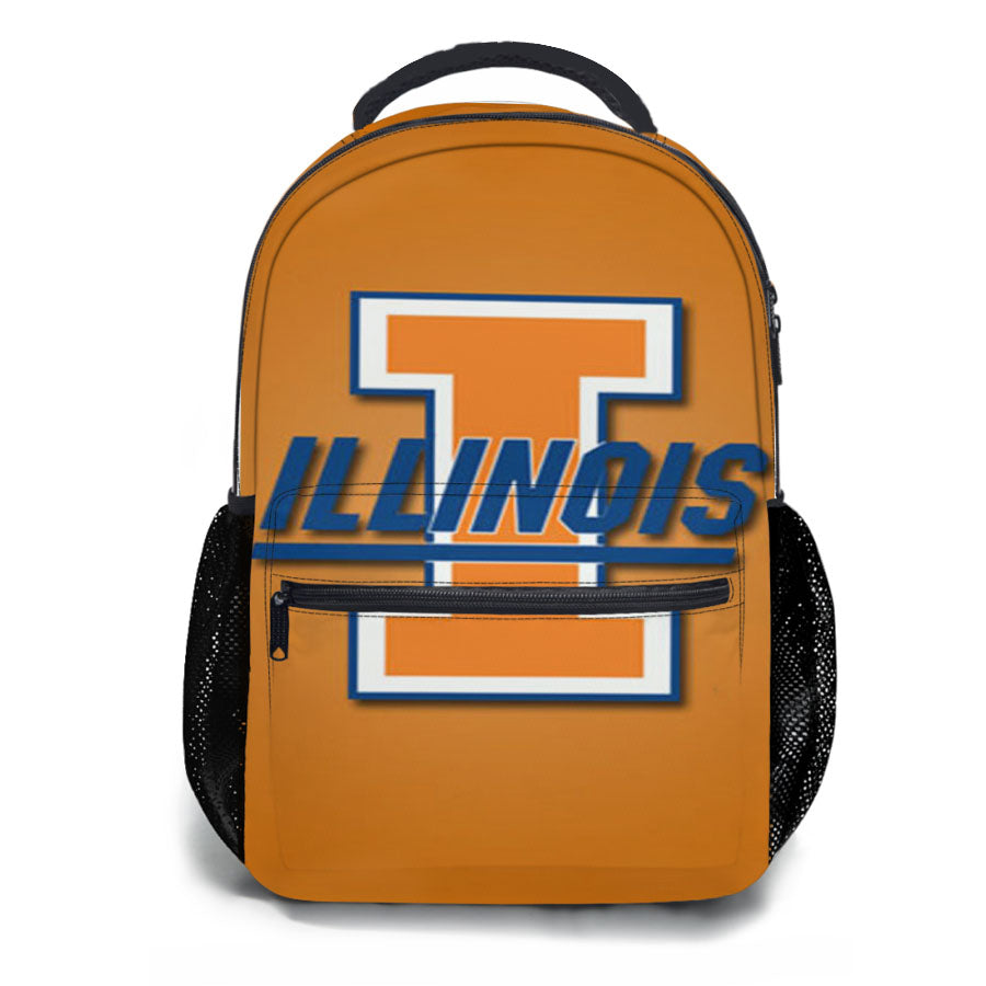 Illinois Orange School Backpacks