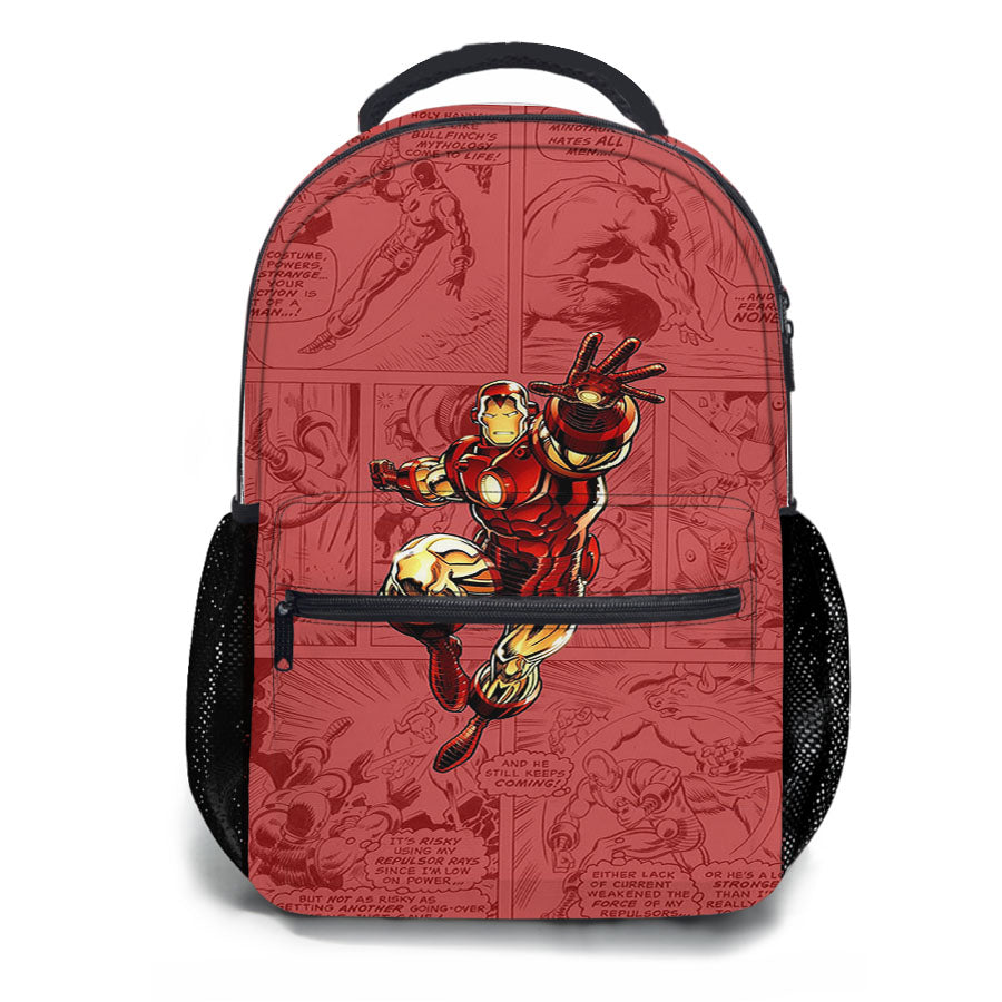 Ironman Comic School Backpacks
