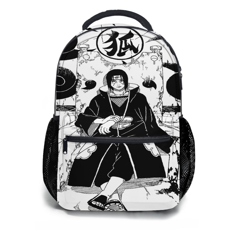 Itachi Uchiha Manga School Backpacks