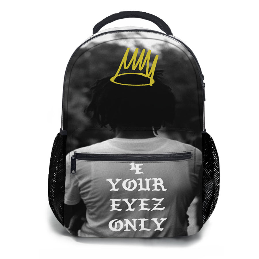 J Cole 4 Your Eyez Only School Backpacks