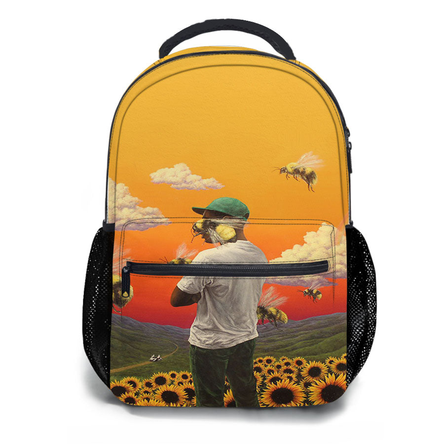 J Cole Bee Garden Sunset School Backpacks