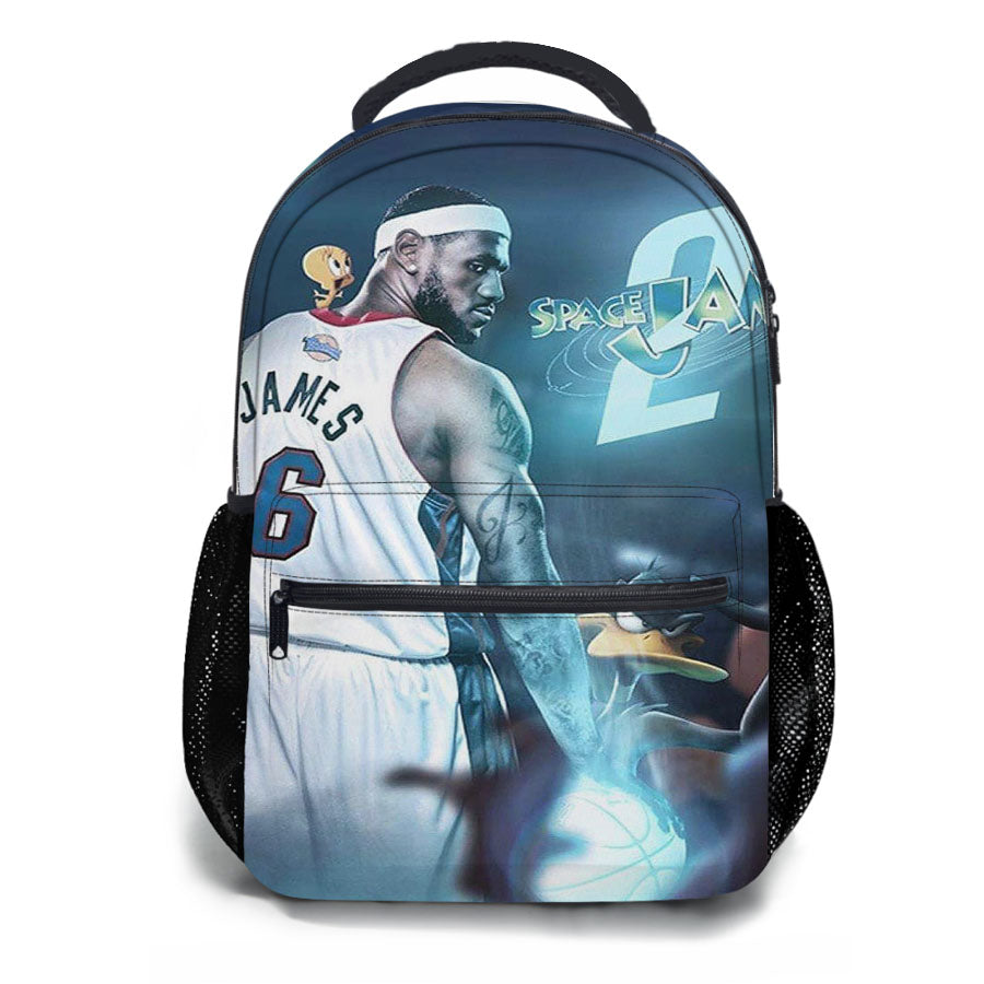 James Lebron Space Jam 2 School Backpacks