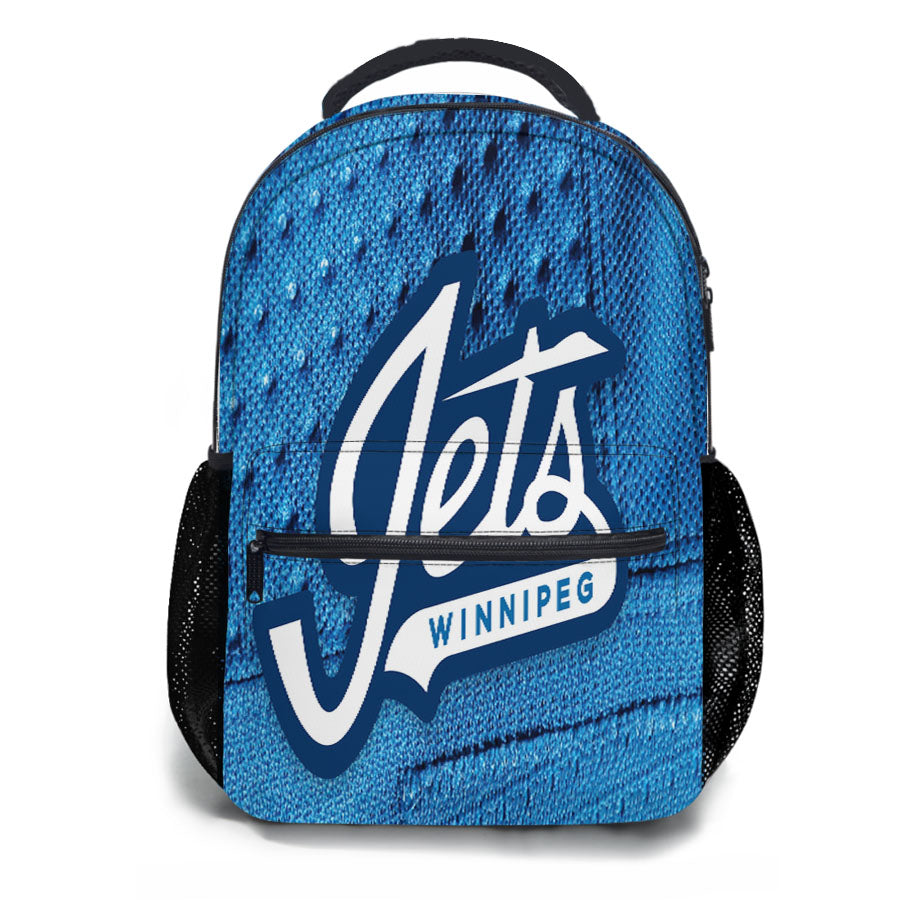 Jets Winnipeg Logo School Backpacks
