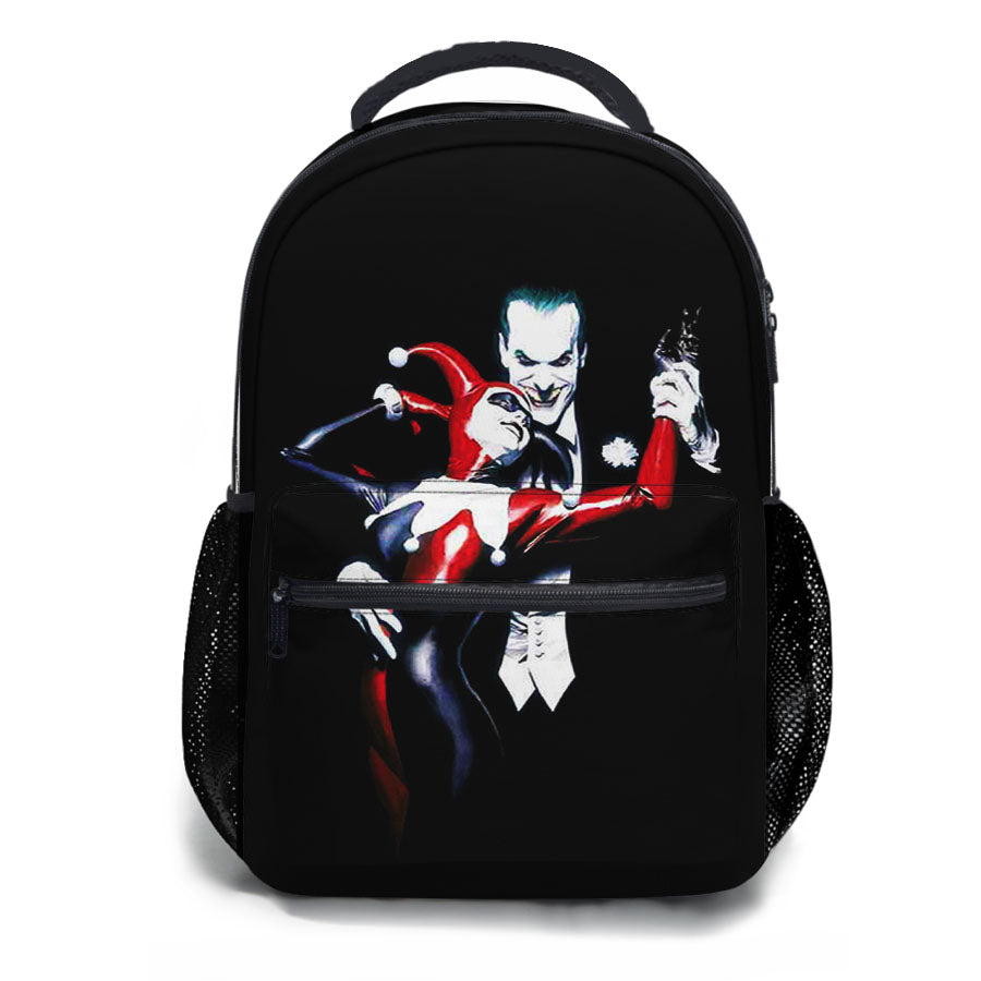 Joker Harley Queen Black School Backpacks