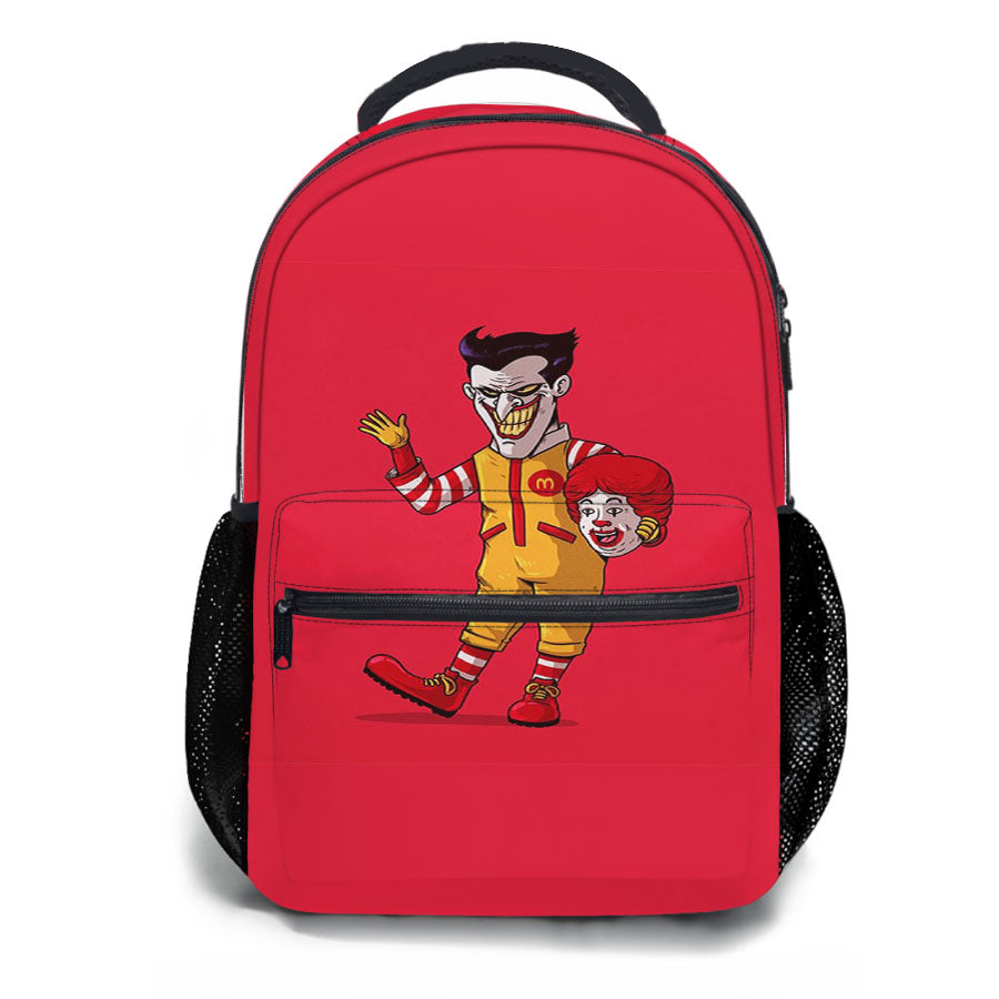Joker Mcdonald Clown Custom School Backpacks