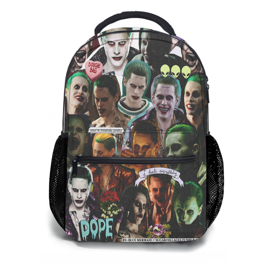 Joker Photo Collage School Backpacks
