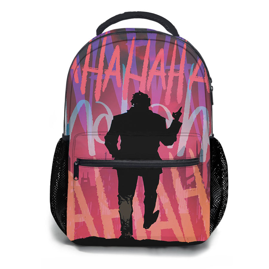 Joker Quote Hahaha School Backpacks