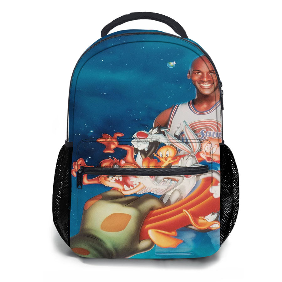 Jordan And Toon Space Jam School Backpacks