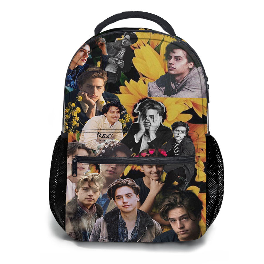 Jughead Cole Sprouse Collage Photo School Backpacks