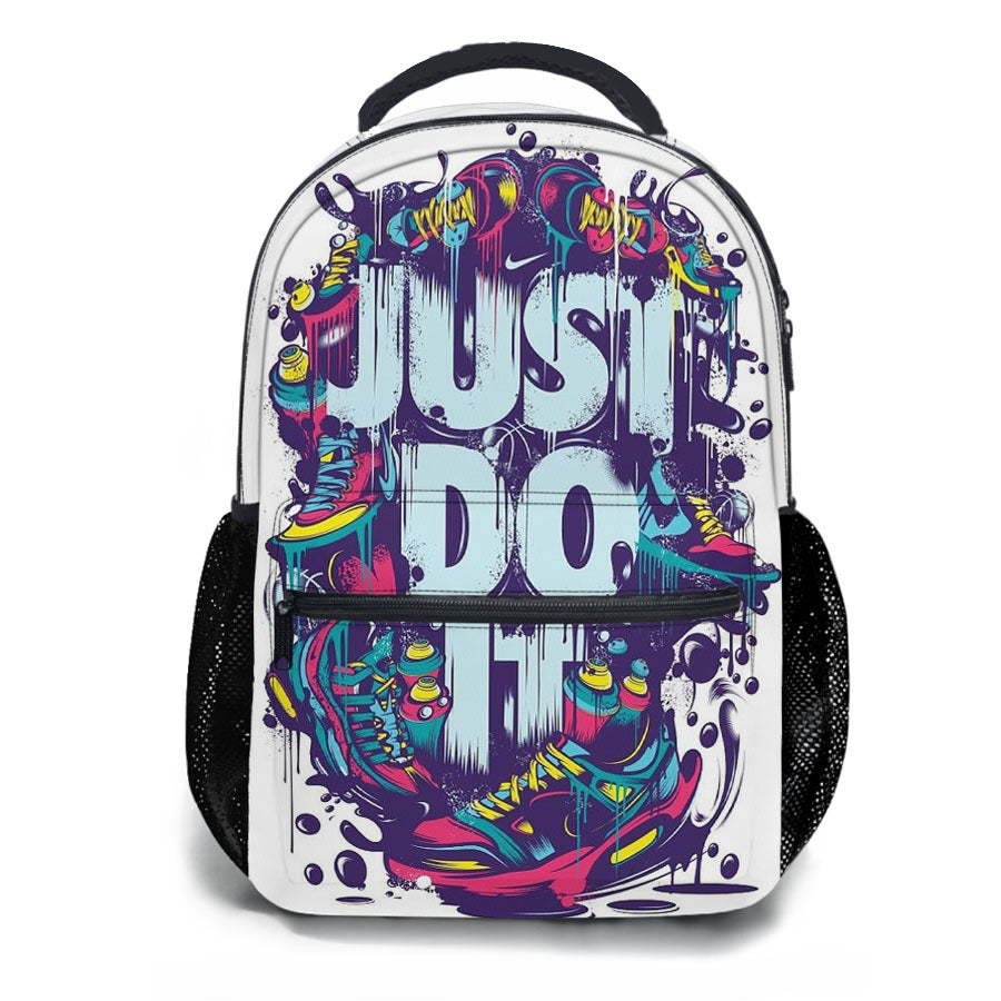 Just Do It Art School Backpacks