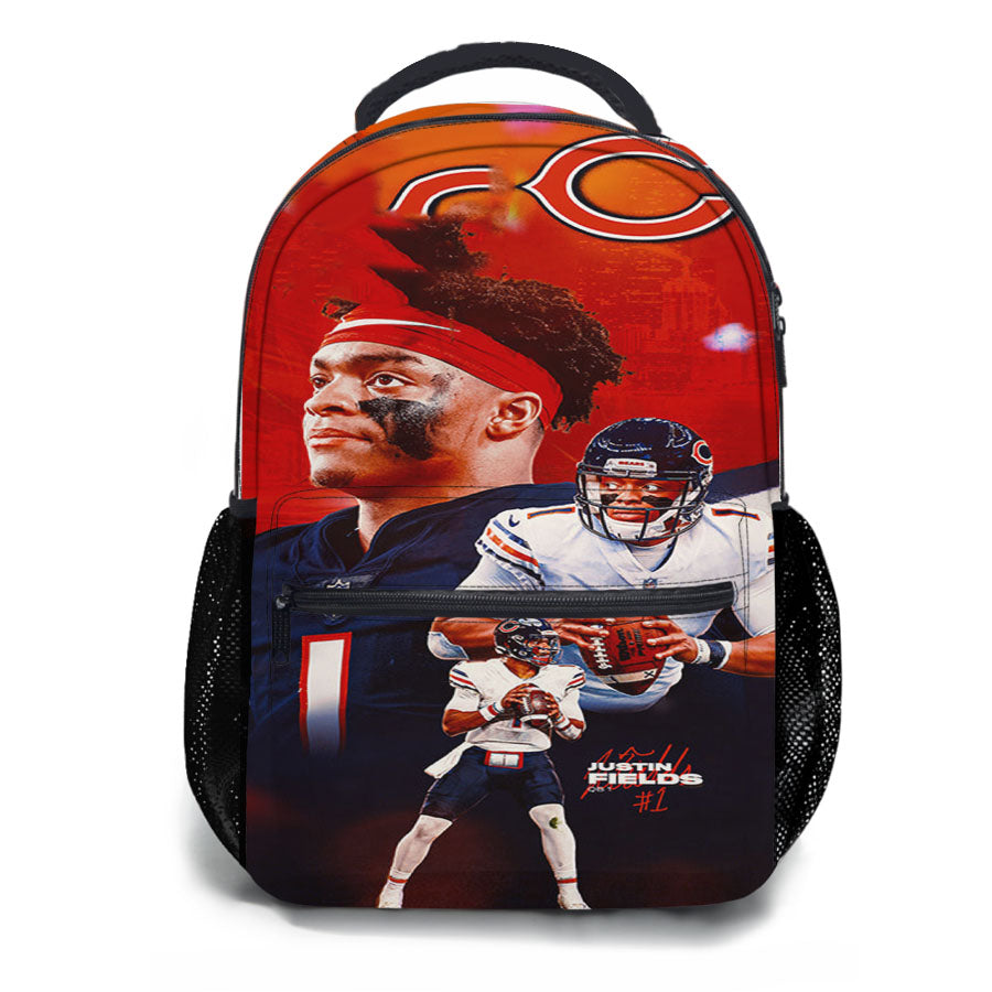 Justin Fields Chicago Bears School Backpacks