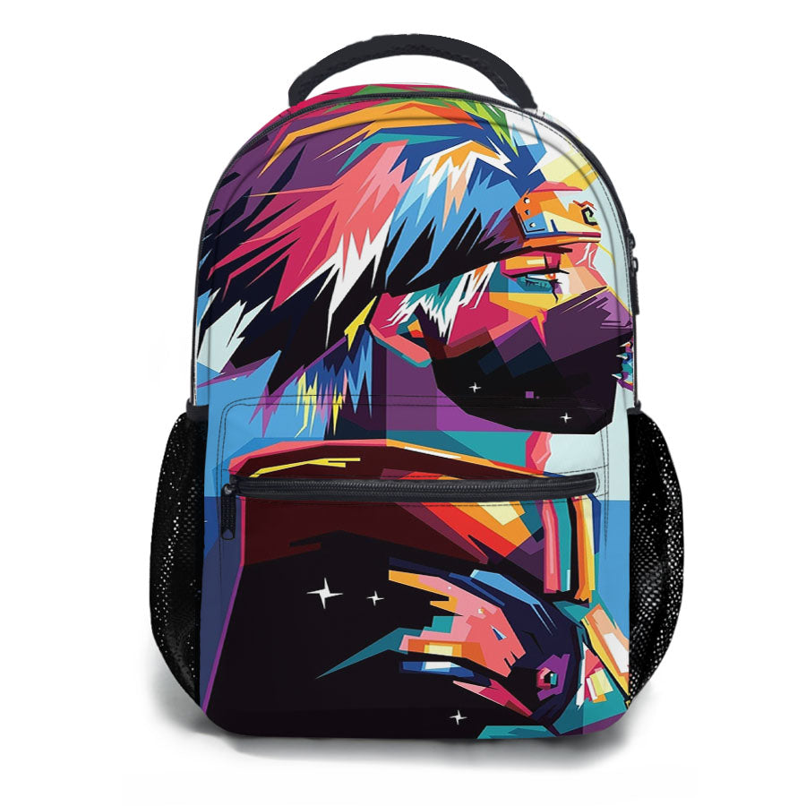 Kakashi Hatake Art Wallpaper School Backpacks