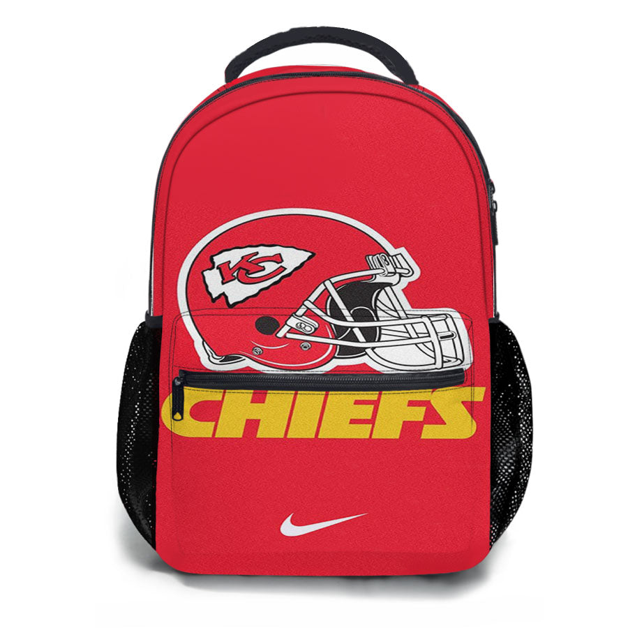 Kansas City Chiefs Helmet School Backpacks