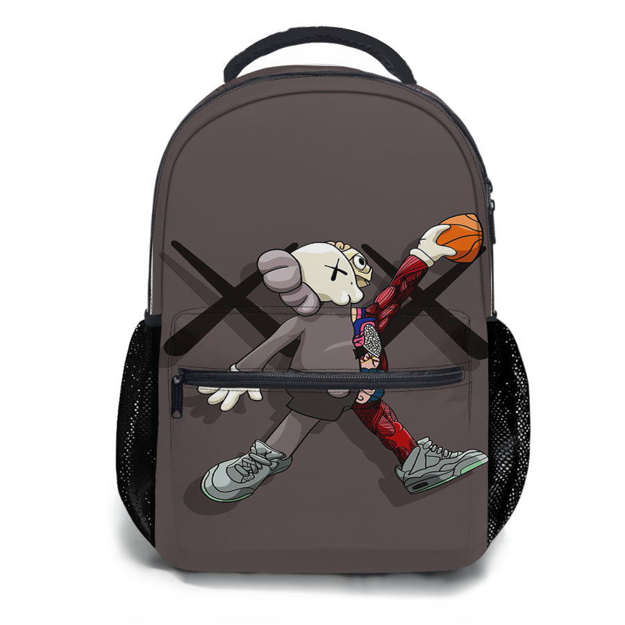 Kaws Basketball School Backpacks