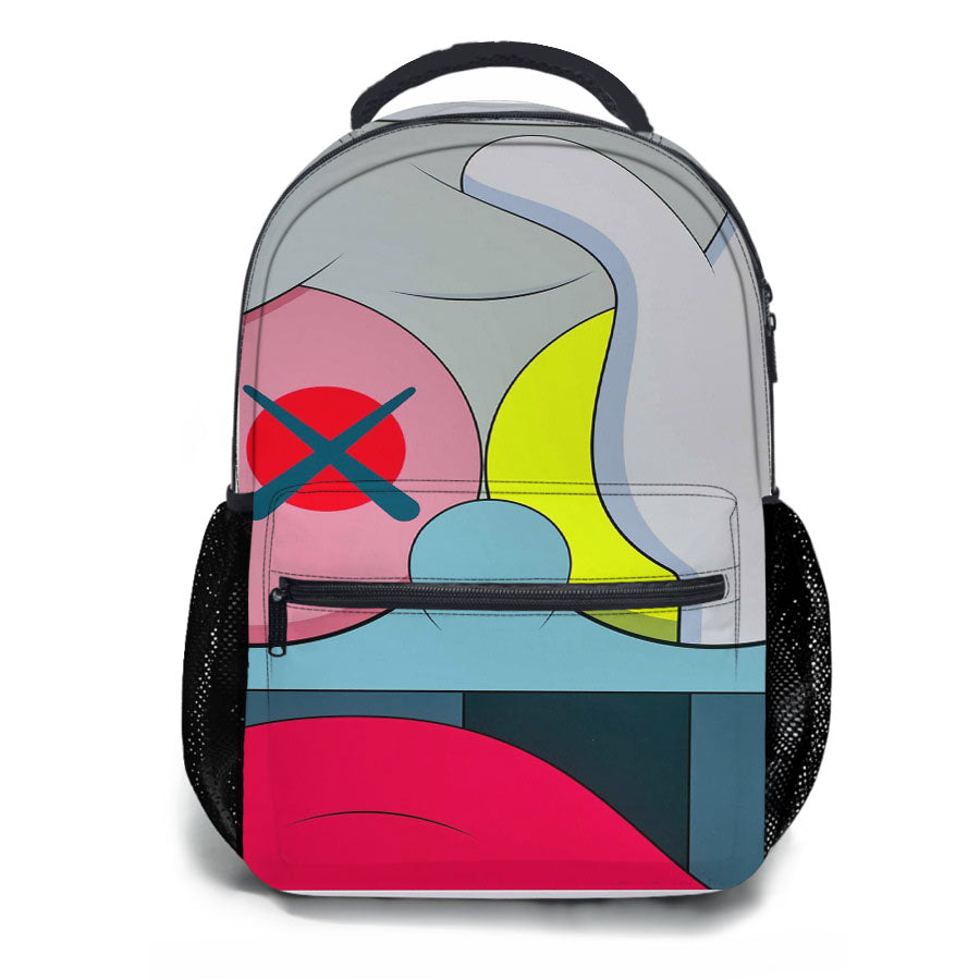Kaws Pop Art School Backpacks
