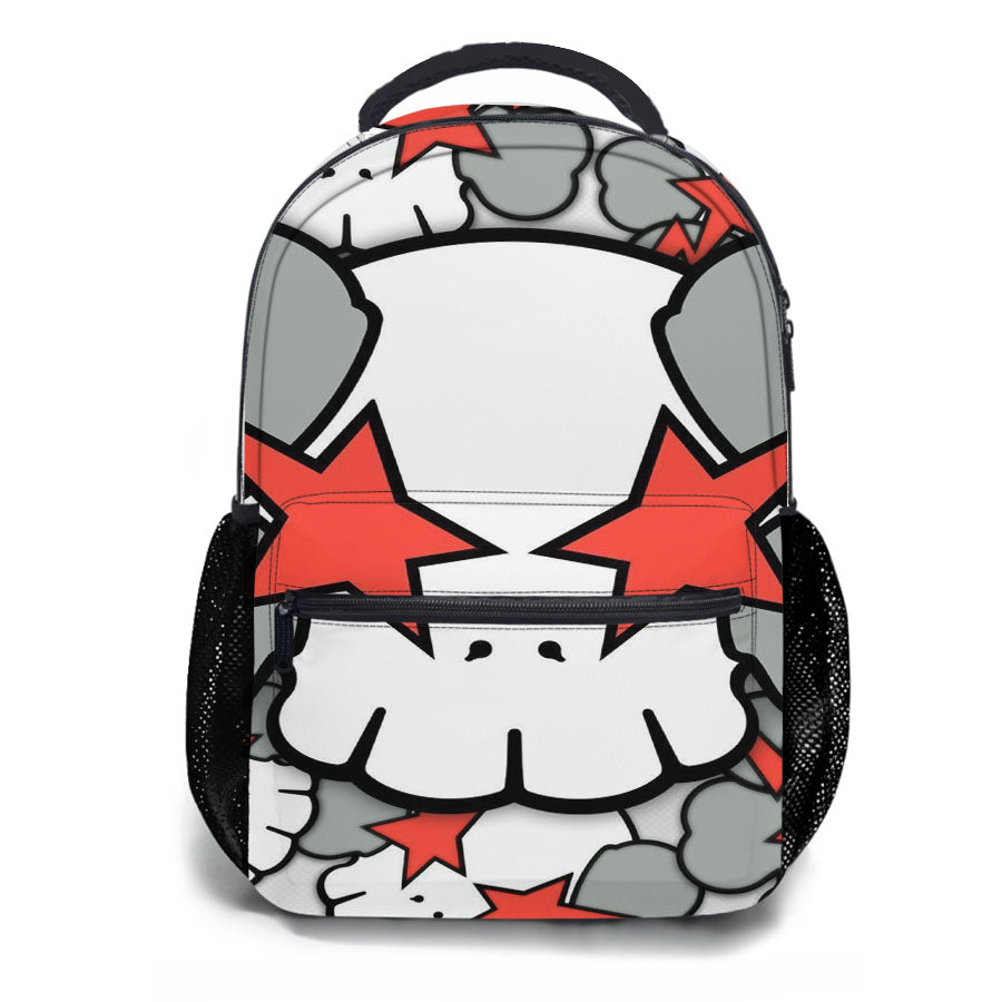 Kaws Star Pattern School Backpacks