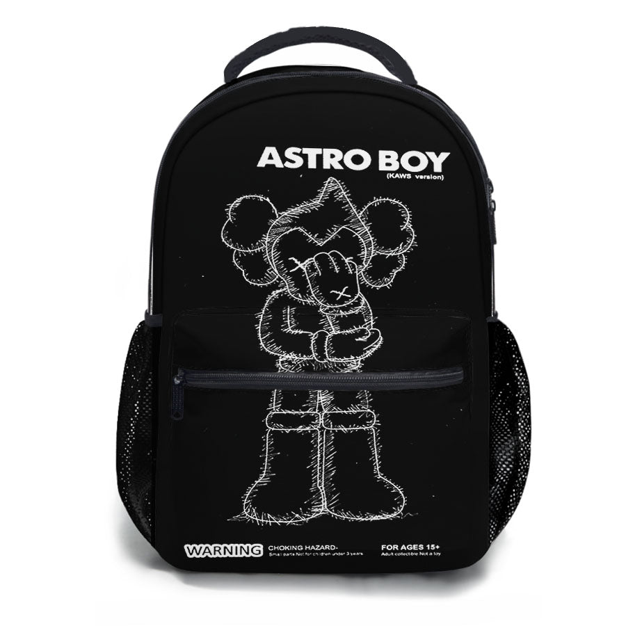 Kaws X Astro Boy Cartoon School Backpacks