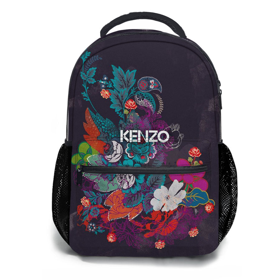 Kenzo Flower Bloom School Backpacks