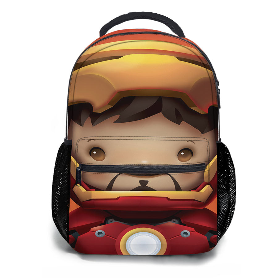 Kid Hero Iron Man School Backpacks