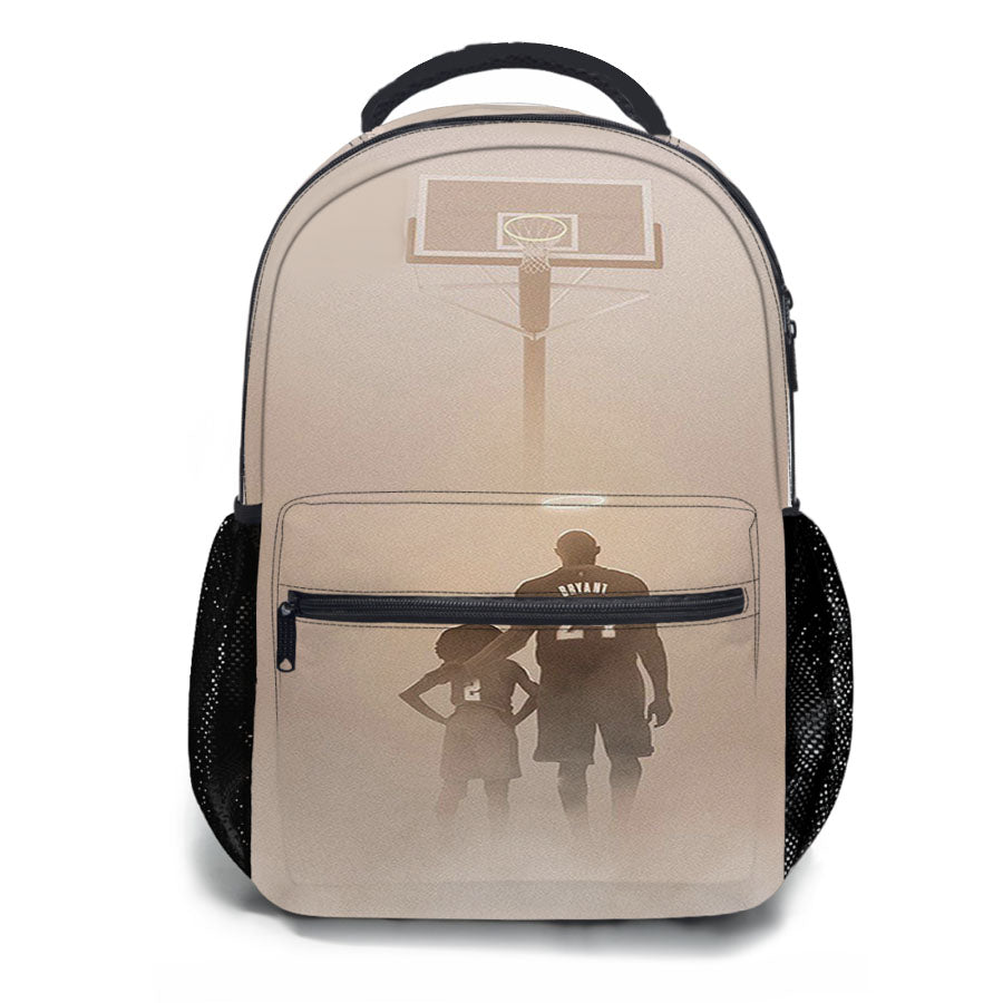 Kobe And Gigi Bryant Heaven School Backpacks