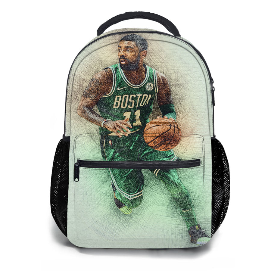 Kyrie Andrew Irving Artwork School Backpacks