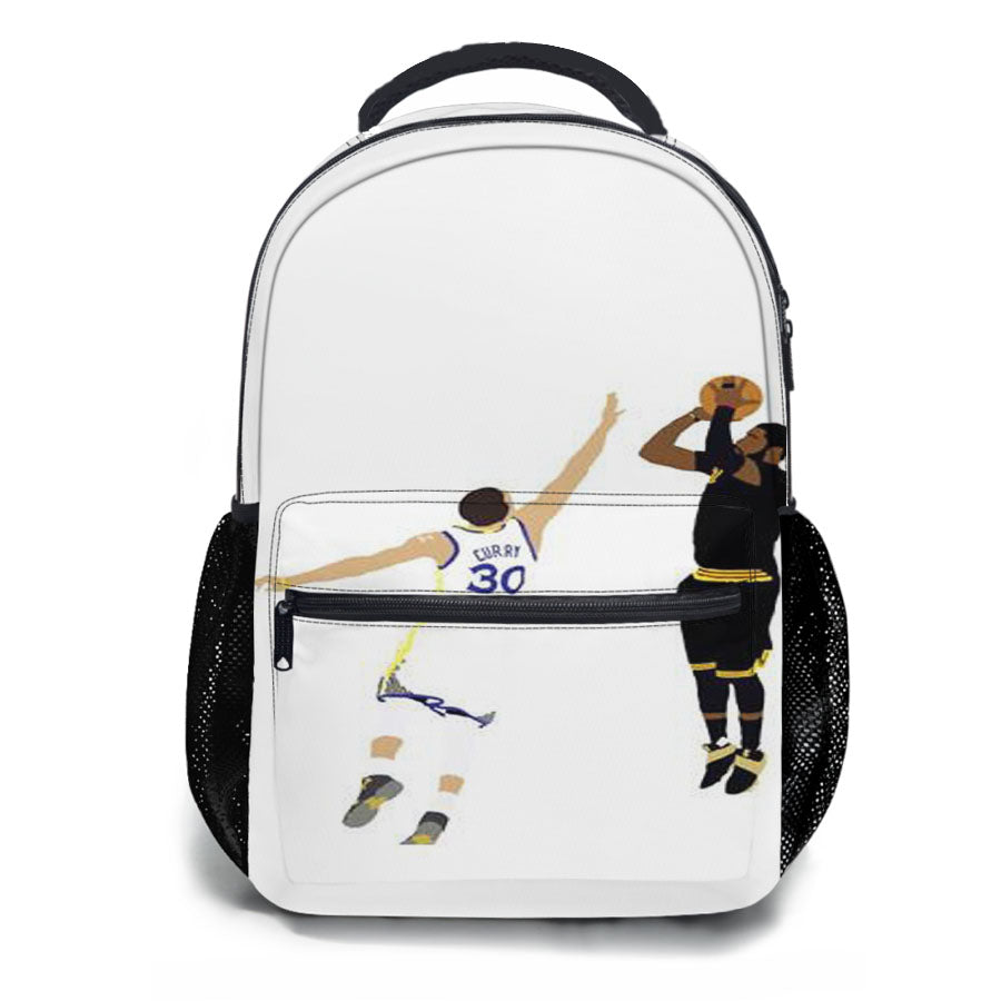Kyrie Irving Clutch Shot Over School Backpacks