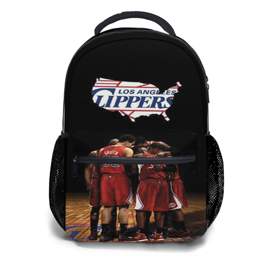 La Clippers Spotlight Plain School Backpacks