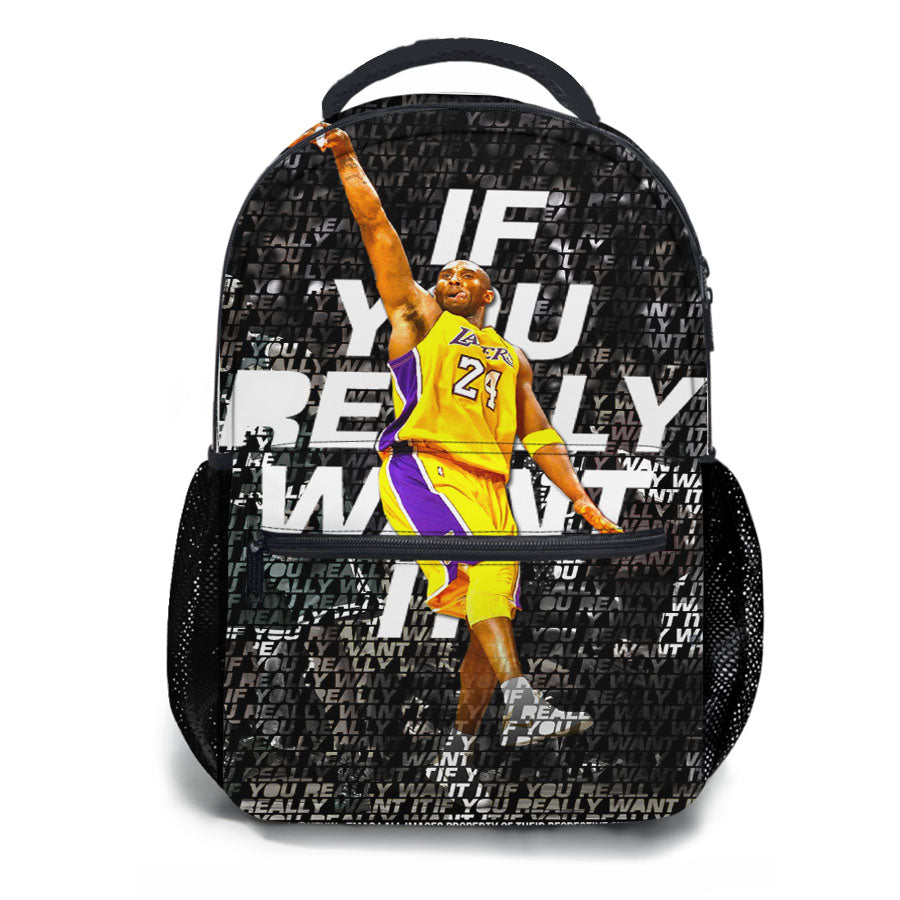 La Lakers Kobe Bryant School Backpacks