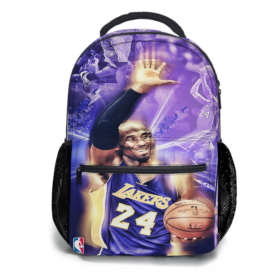 Lakers Kobe Bryant Nba Legend Tribute School Backpacks