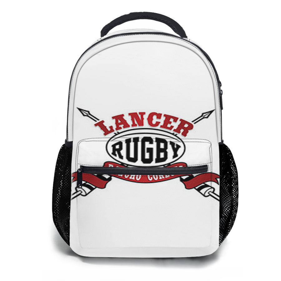 Lancer Rugby Logo School Backpacks