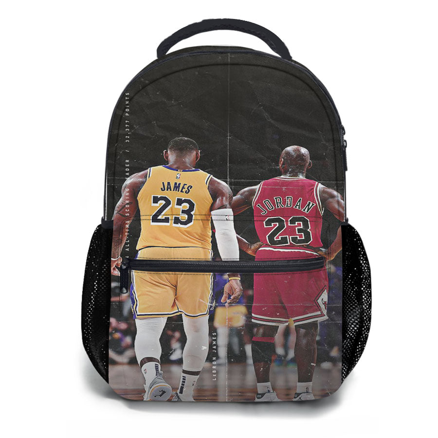Lebron James And Jordan Nba School Backpacks