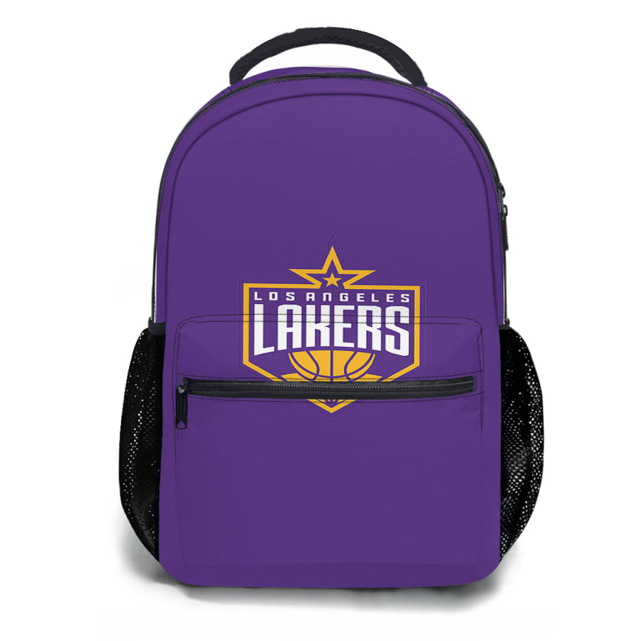 Los Angeles Lakers Purple School Backpacks