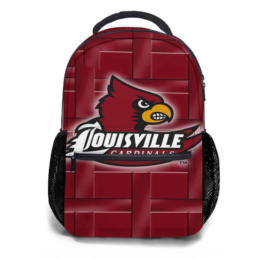 Louisville Cardinal Logo School Backpacks
