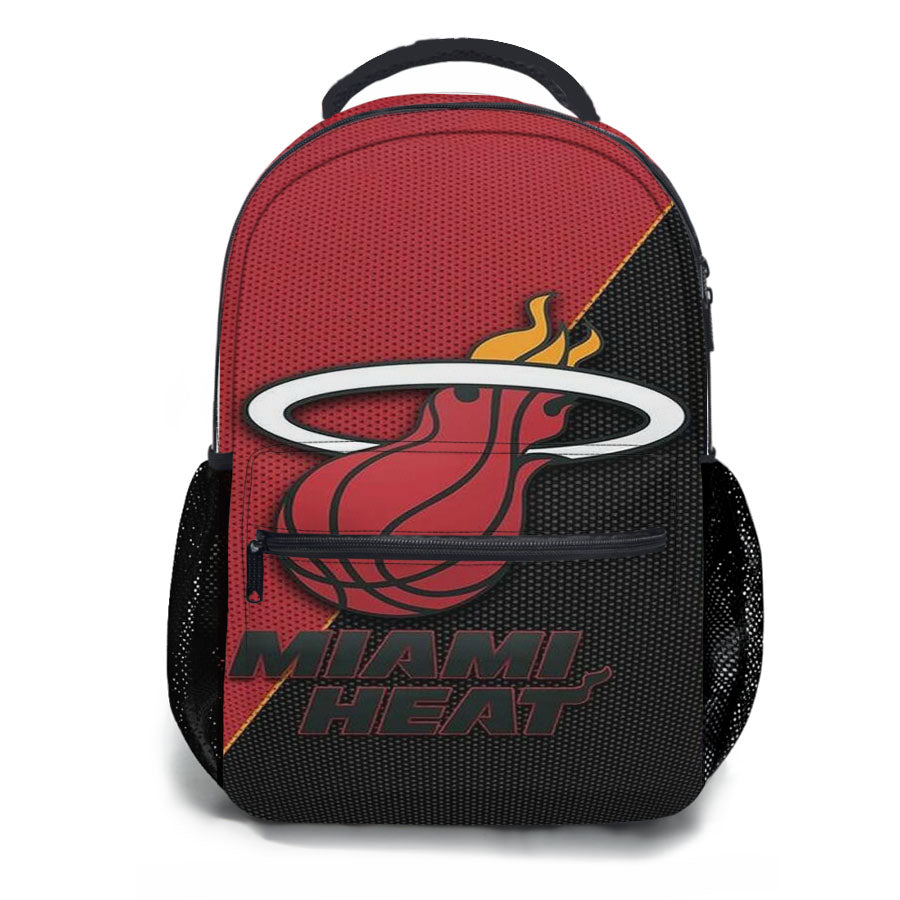 Miami Heat Basketball Logo School Backpacks