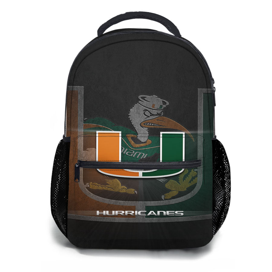Miami Hurricanes Um 3 School Backpacks