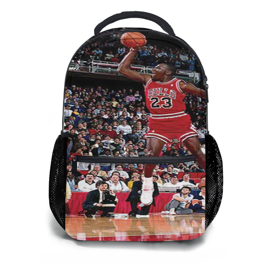 Michael Jordan Dunk Vintage Look School Backpacks