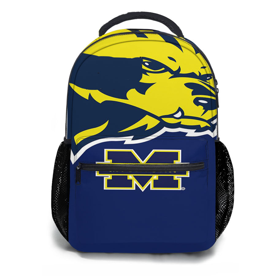 Michigan Wolverines 5 School Backpacks