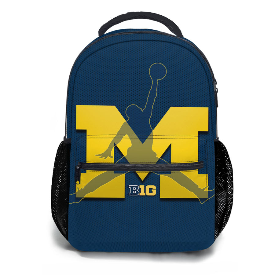 Michigan Wolverines Basketball School Backpacks
