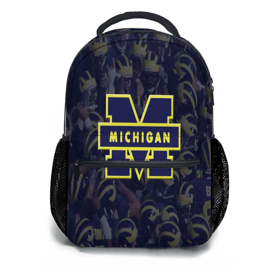 Michigan Wolverines Football Logo School Backpacks
