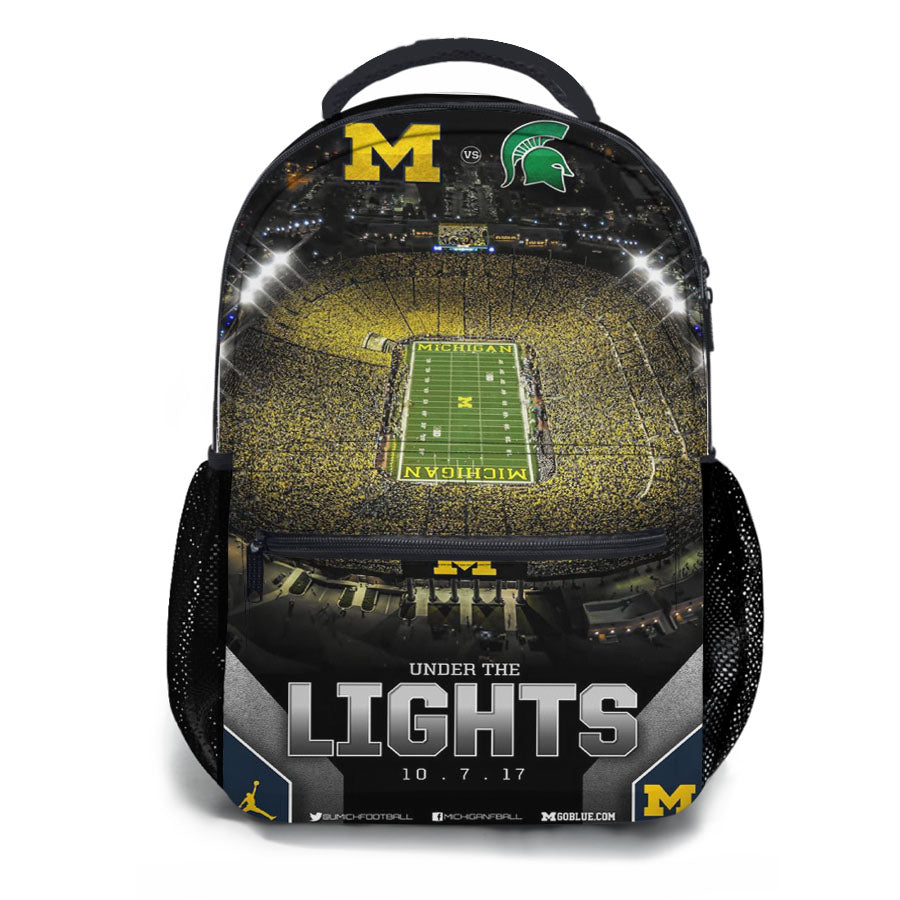Michigan Wolverines Stadium School Backpacks