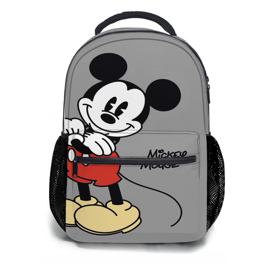 Mickey Mouse Grey School Backpacks