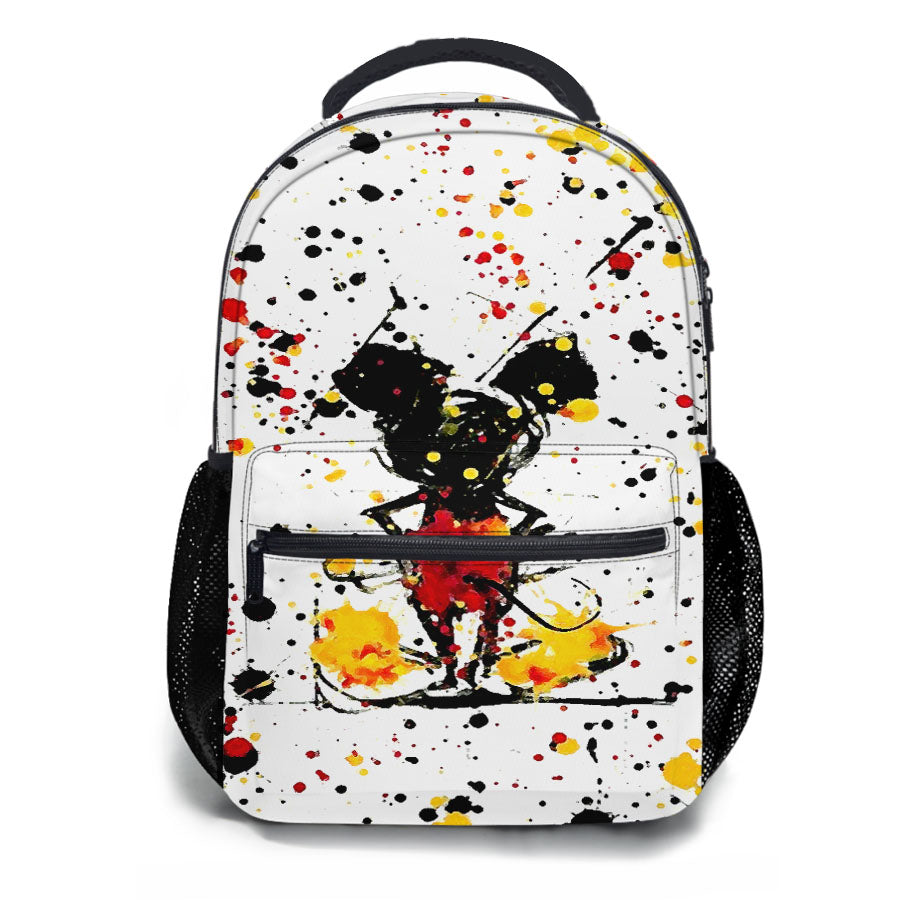 Mickey Mouse Splash Paint School Backpacks